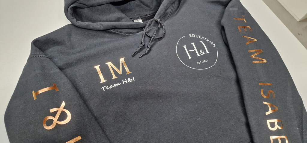 KIDS SIZE Black Team Hoody