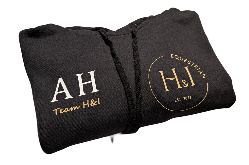 Kids size Black & Cream Team Hoody