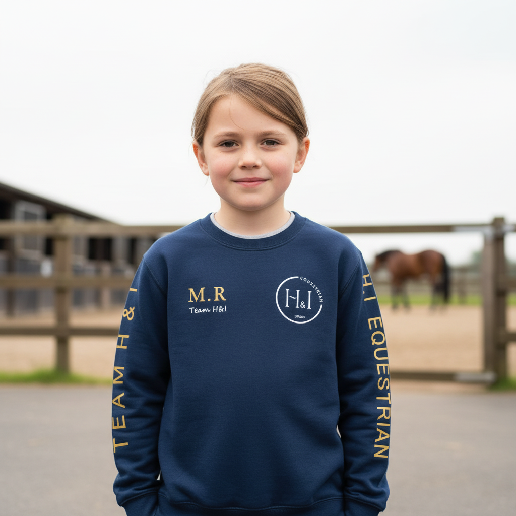 KIDS SIZE Navy TEAM Jumper