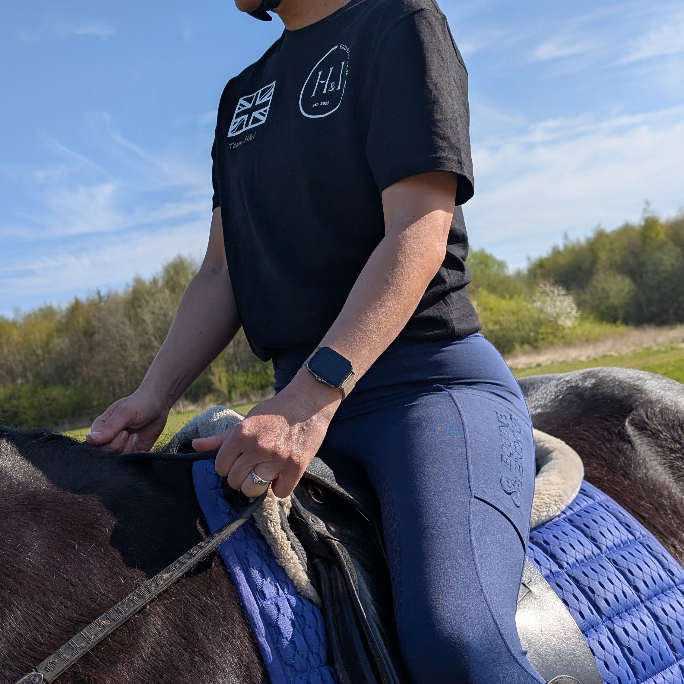 Team T shirt black kids sizes