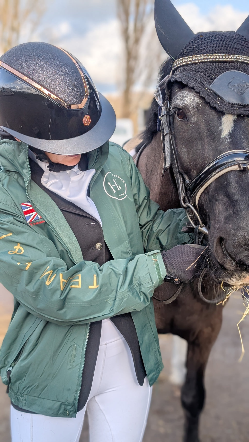 NEW Emerald green Team coat