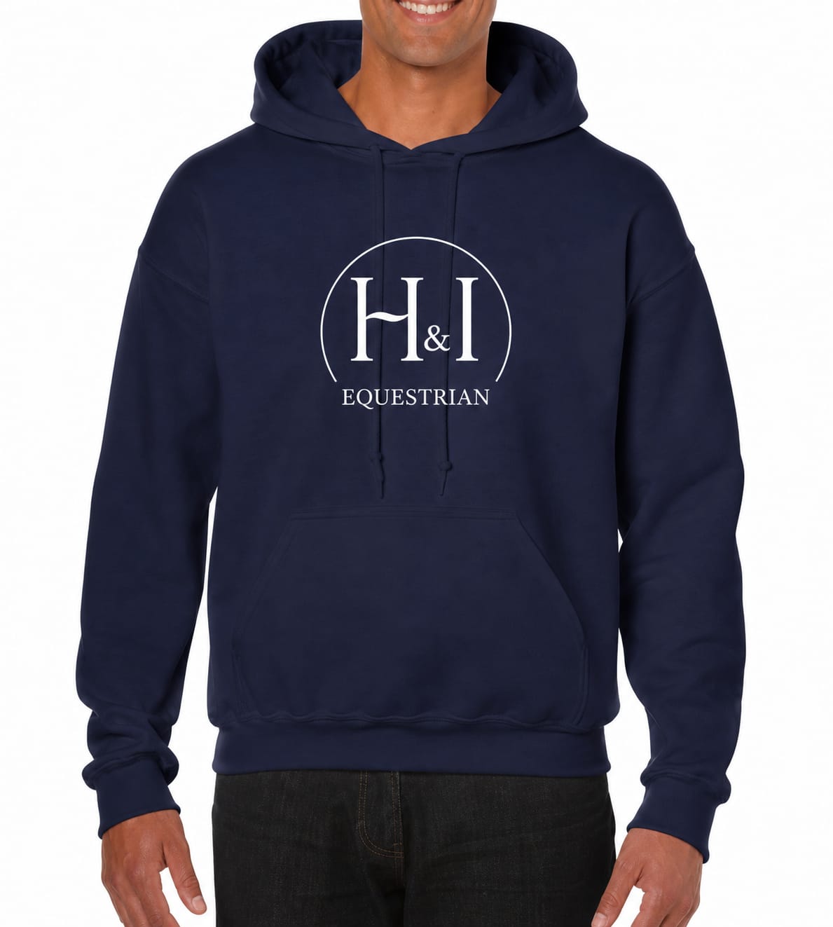 H.I hoody unisex adult Navy
