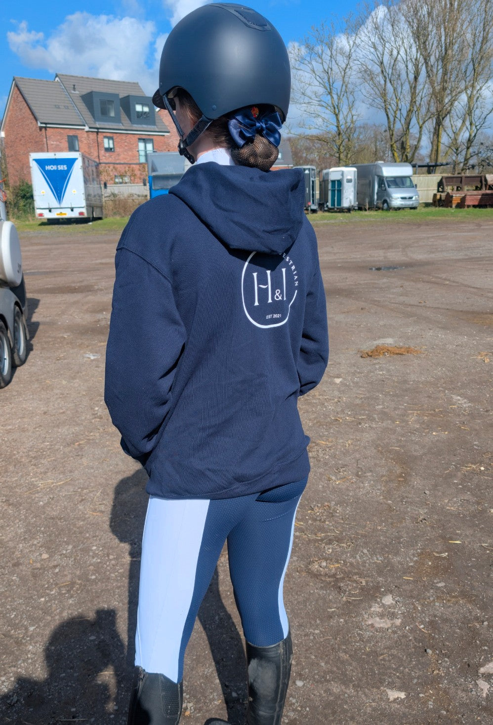 NEW Zip Navy hoody
