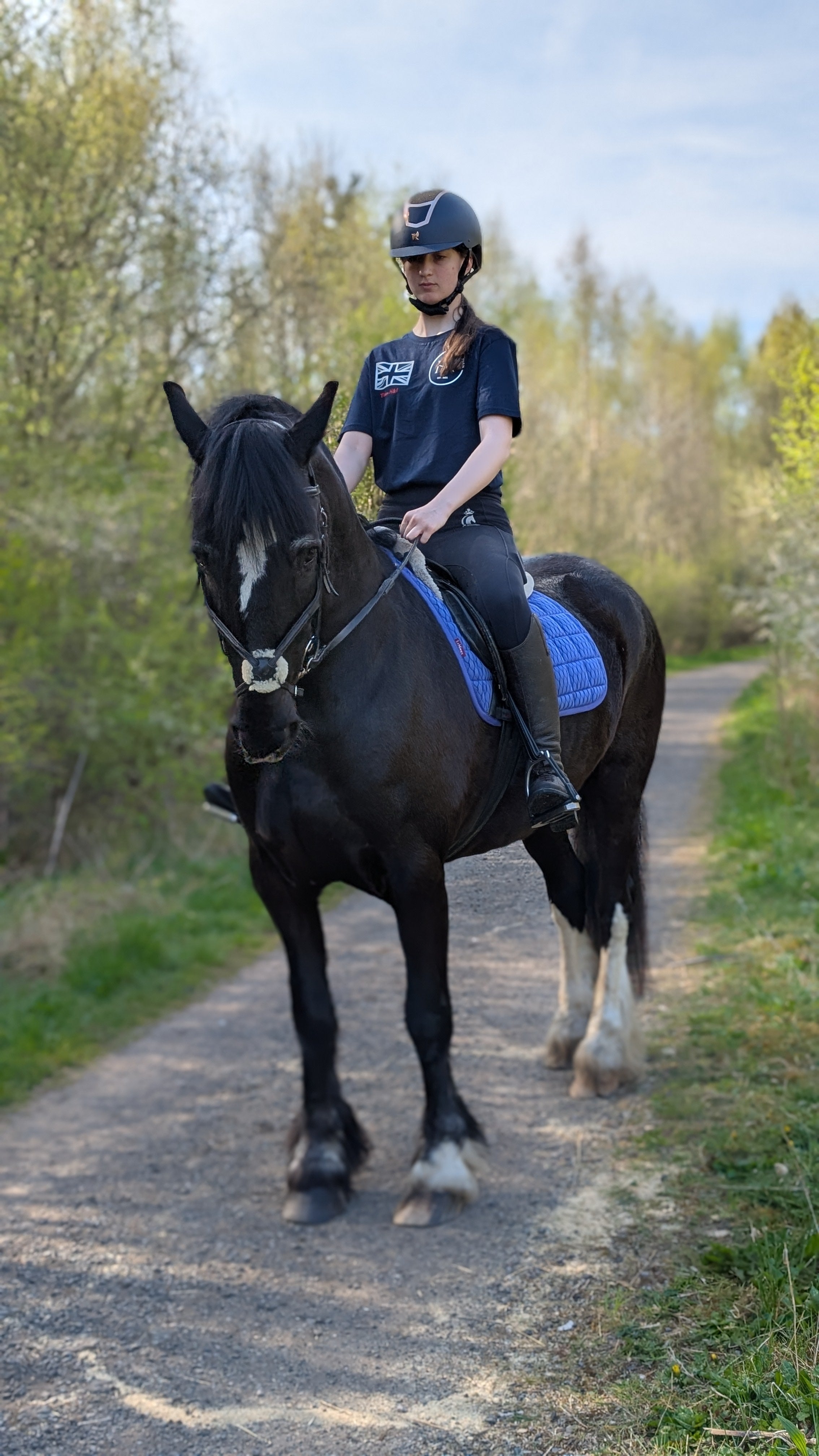 Team T shirt Navy kids sizes