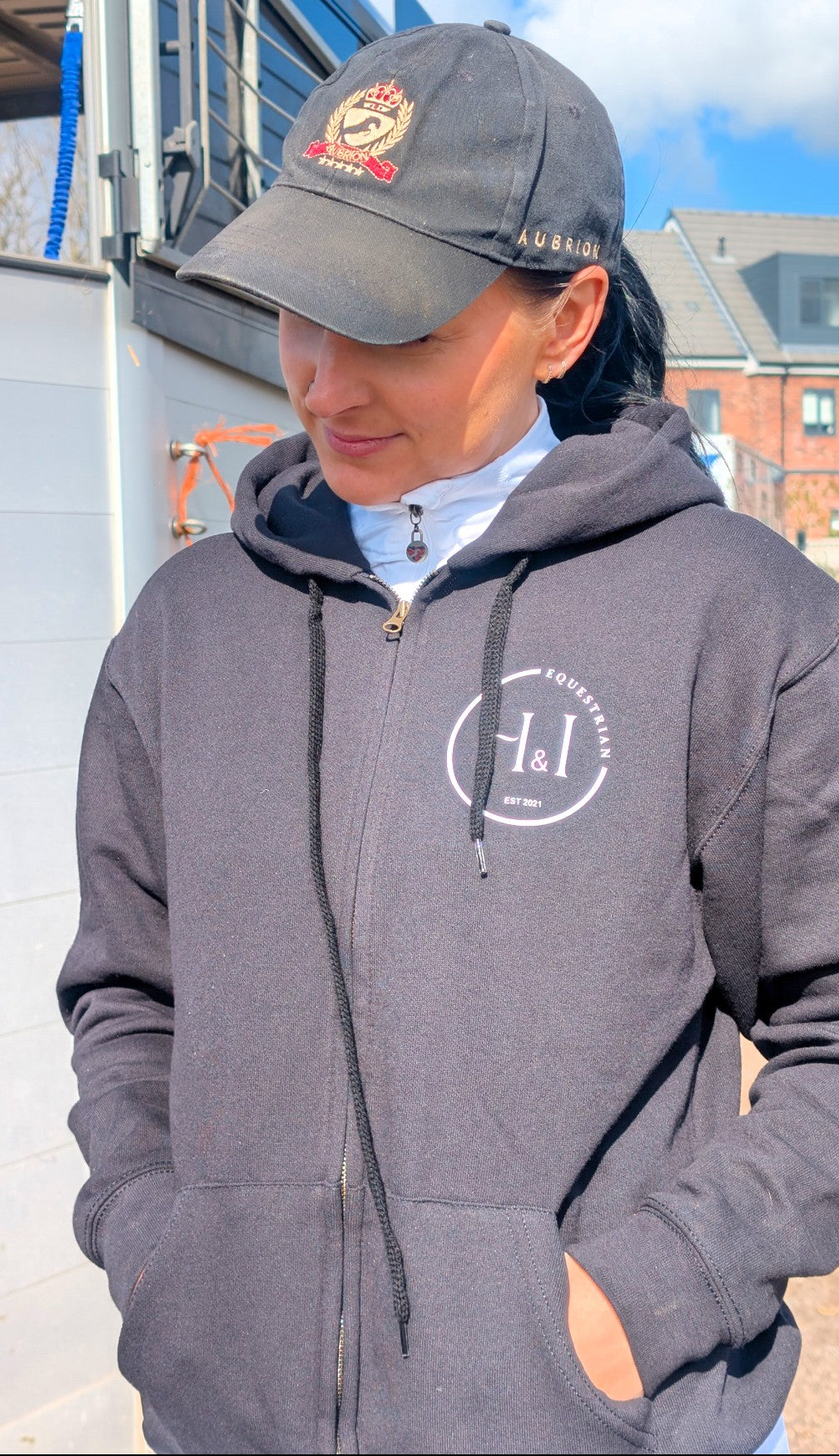 NEW Zip Black hoody