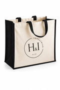 Jute shopper bag