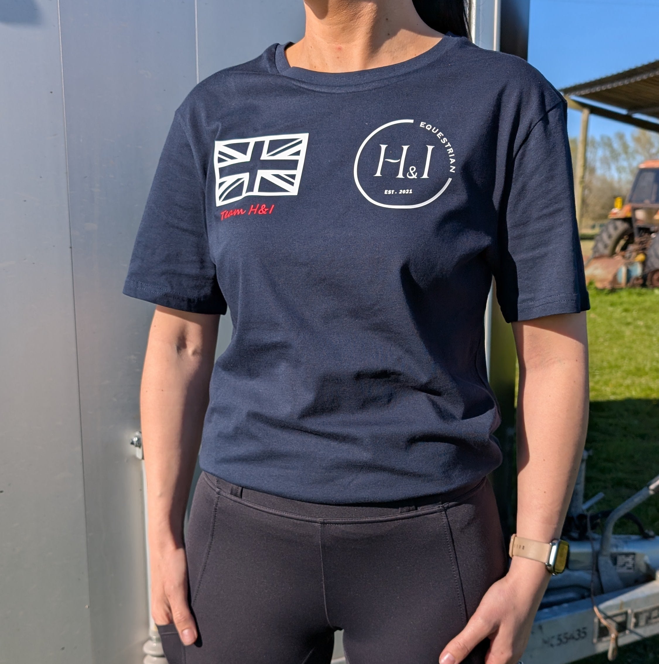 Team T shirt Navy kids sizes