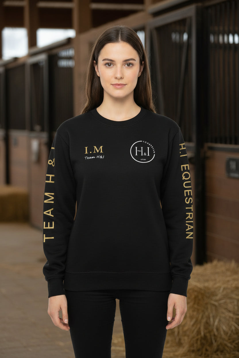 New black TEAM Jumper